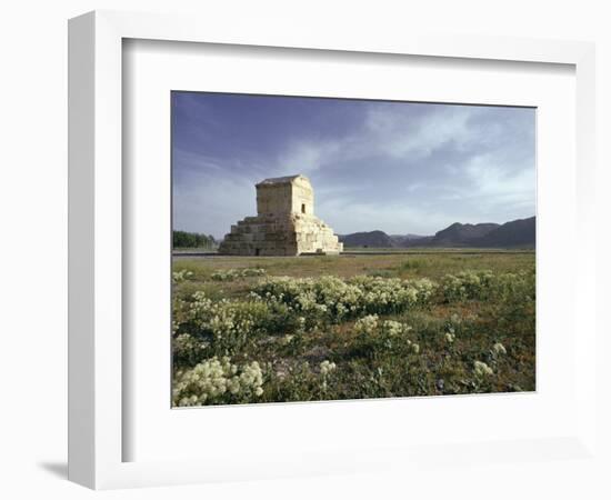 Tomb of Cyrus the Great, Passargadae (Pasargadae), Iran, Middle East-Christina Gascoigne-Framed Photographic Print