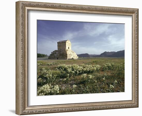 Tomb of Cyrus the Great, Passargadae (Pasargadae), Iran, Middle East-Christina Gascoigne-Framed Photographic Print