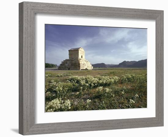 Tomb of Cyrus the Great, Passargadae (Pasargadae), Iran, Middle East-Christina Gascoigne-Framed Photographic Print