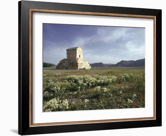 Tomb of Cyrus the Great, Passargadae (Pasargadae), Iran, Middle East-Christina Gascoigne-Framed Photographic Print