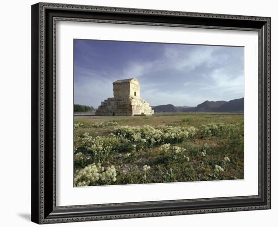 Tomb of Cyrus the Great, Passargadae (Pasargadae), Iran, Middle East-Christina Gascoigne-Framed Photographic Print