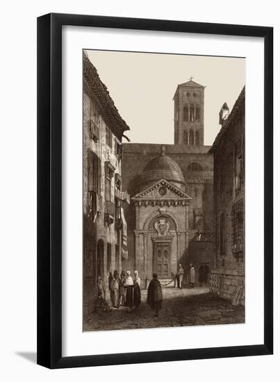 Tomb of Dante Alighieri-Samuel Prout-Framed Giclee Print