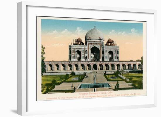 Tomb of Emperor Humayun-null-Framed Art Print