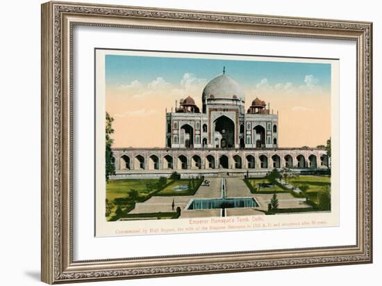 Tomb of Emperor Humayun-null-Framed Art Print