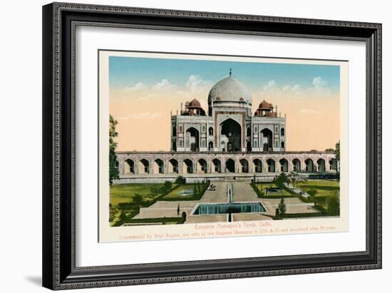 Tomb of Emperor Humayun-null-Framed Art Print