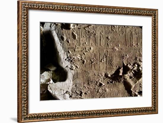 Tomb of First Herald Duaerneheh, Relief Decoration-null-Framed Giclee Print
