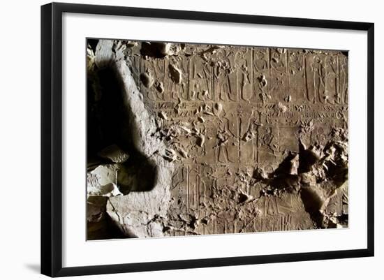 Tomb of First Herald Duaerneheh, Relief Decoration-null-Framed Giclee Print