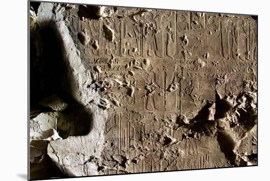 Tomb of First Herald Duaerneheh, Relief Decoration-null-Mounted Giclee Print