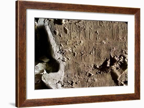 Tomb of First Herald Duaerneheh, Relief Decoration-null-Framed Giclee Print