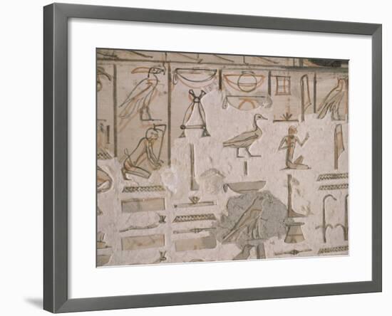 Tomb of Horemheb, Valley of the Kings, Thebes, Unesco World Heritage Site, Egypt-Richard Ashworth-Framed Photographic Print