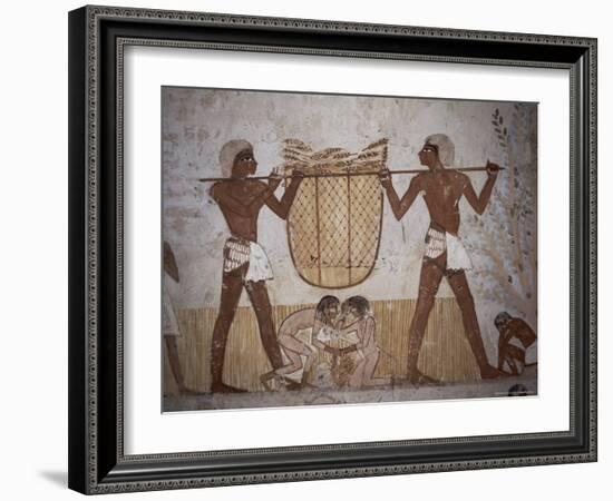 Tomb of Menna, Valley of the Nobles, Thebes, Egypt, North Africa, Africa-Richard Ashworth-Framed Photographic Print