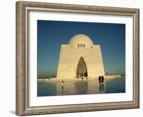 Tomb of Mohammed Ali Jinnah in Karachi, Pakistan-Harding Robert-Framed Photographic Print