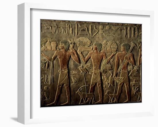 Tomb of Ptah Hotep, Sakkarra, Saqqara, New Kingdom, Egypt-Kenneth Garrett-Framed Photographic Print