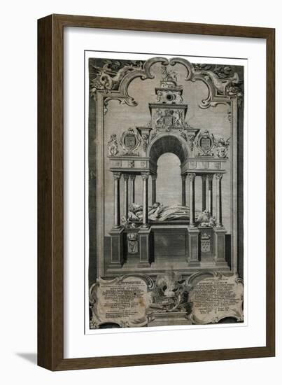 Tomb of Queen Elizabeth I, Westminster Abbey-null-Framed Art Print