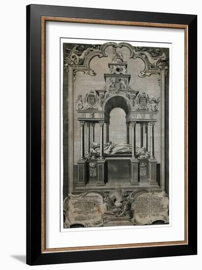 Tomb of Queen Elizabeth I, Westminster Abbey-null-Framed Art Print