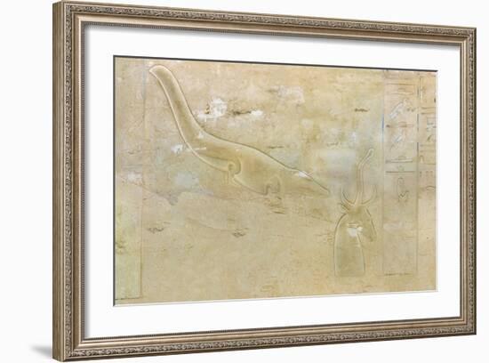 Tomb of Seti II, Entrance Relief Illustrating Litany of Ra from 19th Dynasty-null-Framed Giclee Print