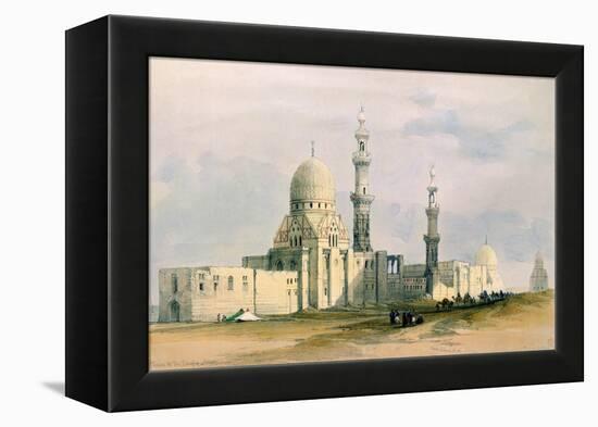 Tomb of Sultan Qansuh Abu Sa'Id, 1499, in the Eastern Cemetery or Tombs of the Caliphs, Cairo-David Roberts-Framed Premier Image Canvas