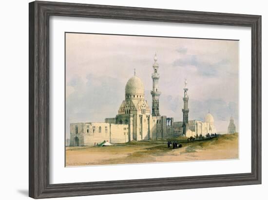 Tomb of Sultan Qansuh Abu Sa'Id, 1499, in the Eastern Cemetery or Tombs of the Caliphs, Cairo-David Roberts-Framed Giclee Print