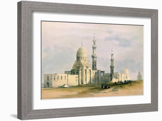 Tomb of Sultan Qansuh Abu Sa'Id, 1499, in the Eastern Cemetery or Tombs of the Caliphs, Cairo-David Roberts-Framed Giclee Print