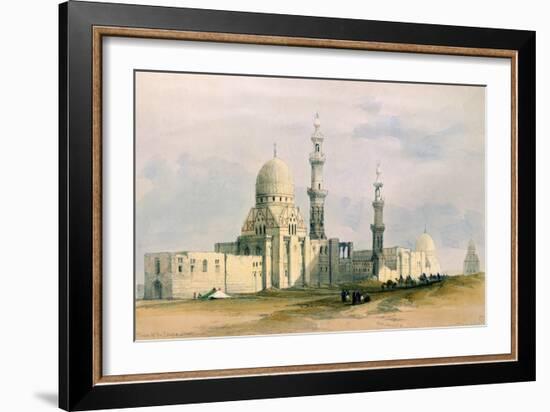 Tomb of Sultan Qansuh Abu Sa'Id, 1499, in the Eastern Cemetery or Tombs of the Caliphs, Cairo-David Roberts-Framed Giclee Print