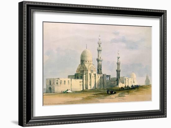 Tomb of Sultan Qansuh Abu Sa'Id, 1499, in the Eastern Cemetery or Tombs of the Caliphs, Cairo-David Roberts-Framed Giclee Print