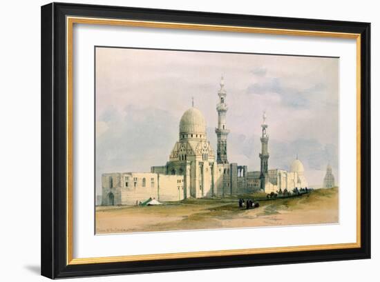 Tomb of Sultan Qansuh Abu Sa'Id, 1499, in the Eastern Cemetery or Tombs of the Caliphs, Cairo-David Roberts-Framed Giclee Print