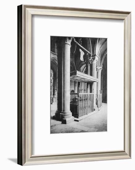 'Tomb of the Black Prince, Canterbury Cathedral', 1903-Carl Norman-Framed Photographic Print