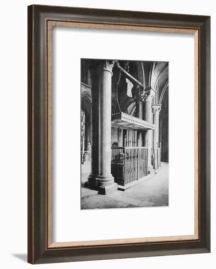 'Tomb of the Black Prince, Canterbury Cathedral', 1903-Carl Norman-Framed Photographic Print