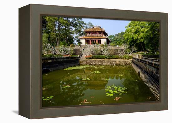 Tomb of the Emperor Minh Mang of Nguyen Dynasty, the Light Pavillon, Group of Hue Monuments-Nathalie Cuvelier-Framed Premier Image Canvas