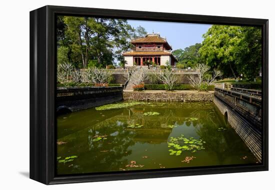 Tomb of the Emperor Minh Mang of Nguyen Dynasty, the Light Pavillon, Group of Hue Monuments-Nathalie Cuvelier-Framed Premier Image Canvas