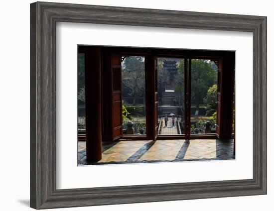 Tomb of the Emperor Minh Mang of Nguyen Dynasty, the Light Pavillon, Group of Hue Monuments-Nathalie Cuvelier-Framed Photographic Print