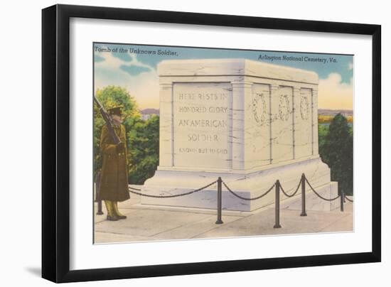 Tomb of the Unknown Soldier, Arlington-null-Framed Art Print