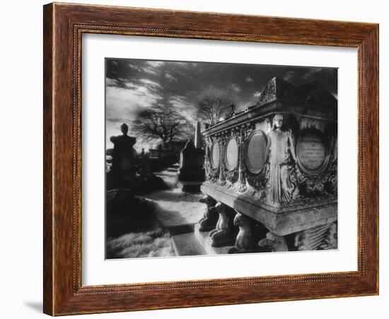 Tomb of William Holland, Kensal Green Cemetery, London, England-Simon Marsden-Framed Giclee Print