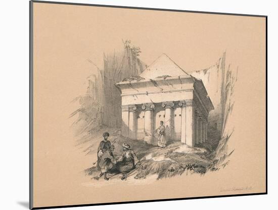 Tomb of Zechariah, 1855-David Roberts-Mounted Giclee Print