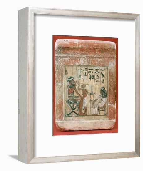 Tomb Stone of a Mercenary, 1350 BC. Artist: Unknown-Unknown-Framed Giclee Print