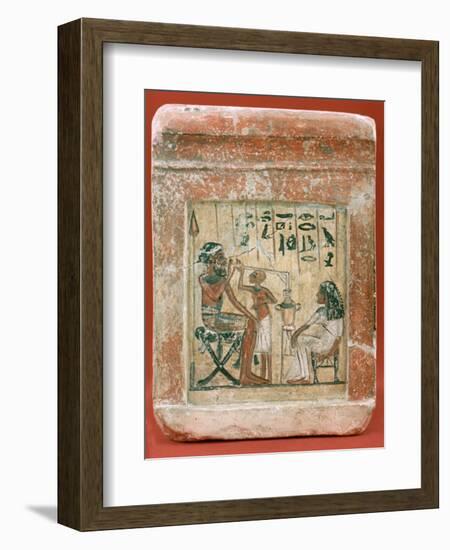 Tomb Stone of a Mercenary, 1350 BC. Artist: Unknown-Unknown-Framed Giclee Print