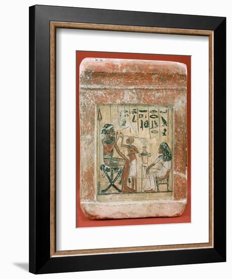 Tomb Stone of a Mercenary, 1350 BC. Artist: Unknown-Unknown-Framed Giclee Print