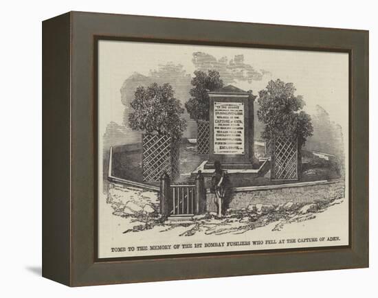 Tomb to the Memory of the 1st Bombay Fusiliers Who Fell at the Capture of Aden-null-Framed Premier Image Canvas