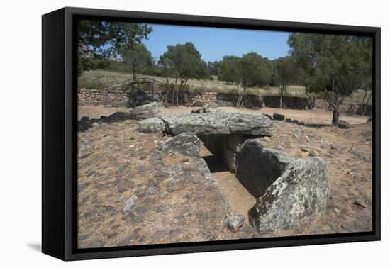 Tomba Di Giganti Moru, a Bronze Age Funerary Monument Dating from 1300 Bc-Ethel Davies-Framed Premier Image Canvas