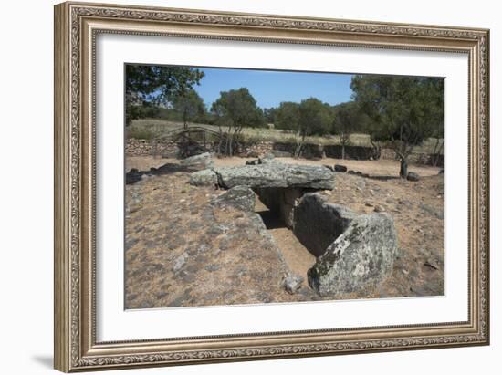 Tomba Di Giganti Moru, a Bronze Age Funerary Monument Dating from 1300 Bc-Ethel Davies-Framed Photographic Print