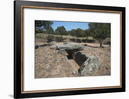 Tomba Di Giganti Moru, a Bronze Age Funerary Monument Dating from 1300 Bc-Ethel Davies-Framed Photographic Print