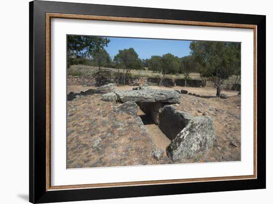 Tomba Di Giganti Moru, a Bronze Age Funerary Monument Dating from 1300 Bc-Ethel Davies-Framed Photographic Print