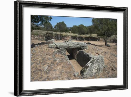 Tomba Di Giganti Moru, a Bronze Age Funerary Monument Dating from 1300 Bc-Ethel Davies-Framed Photographic Print