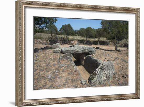 Tomba Di Giganti Moru, a Bronze Age Funerary Monument Dating from 1300 Bc-Ethel Davies-Framed Photographic Print