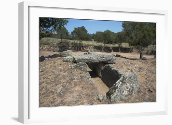 Tomba Di Giganti Moru, a Bronze Age Funerary Monument Dating from 1300 Bc-Ethel Davies-Framed Photographic Print