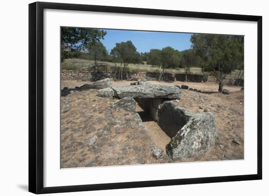 Tomba Di Giganti Moru, a Bronze Age Funerary Monument Dating from 1300 Bc-Ethel Davies-Framed Photographic Print