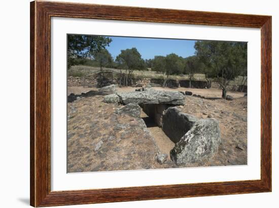 Tomba Di Giganti Moru, a Bronze Age Funerary Monument Dating from 1300 Bc-Ethel Davies-Framed Photographic Print