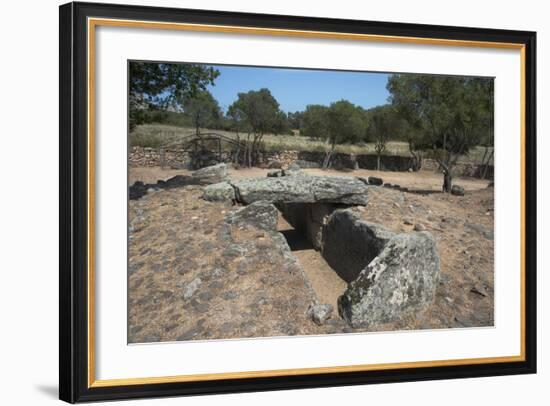 Tomba Di Giganti Moru, a Bronze Age Funerary Monument Dating from 1300 Bc-Ethel Davies-Framed Photographic Print