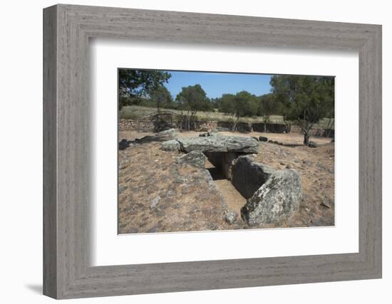 Tomba Di Giganti Moru, a Bronze Age Funerary Monument Dating from 1300 Bc-Ethel Davies-Framed Photographic Print