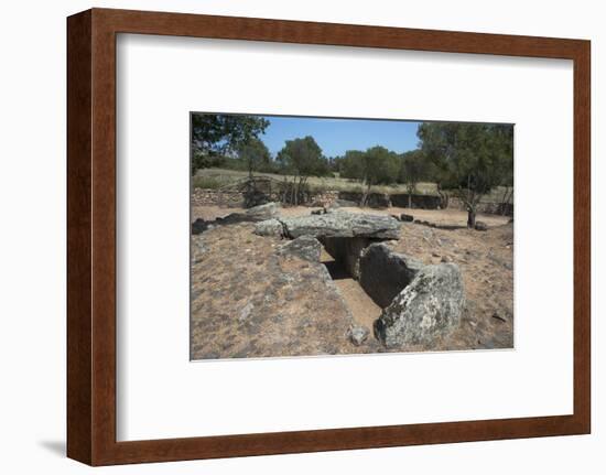 Tomba Di Giganti Moru, a Bronze Age Funerary Monument Dating from 1300 Bc-Ethel Davies-Framed Photographic Print